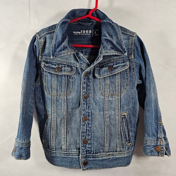 Baby Gap Blue Denim Jacket Toddler 5 Years - Picture 1 of 6